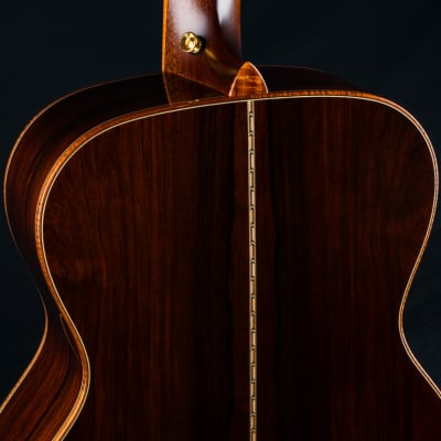 Bourgeois OM DB Signature Deluxe Madagascar Rosewood and Italian Spruce Aged Tone Custom with Pickup Used (2023) image 20