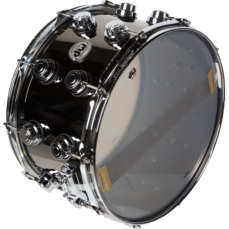 Drum Workshop 14x8 Collectors Series Black Nickel Finish on Brass Shell Snare image 1