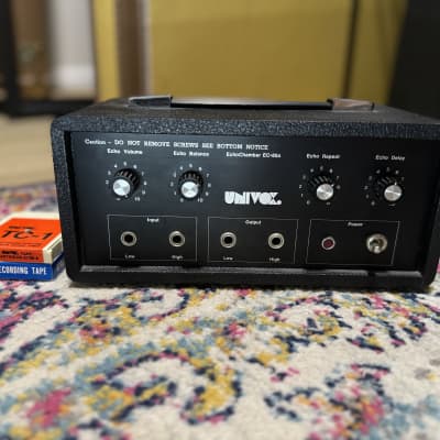 Univox EchoChamber EC-80A Tape Echo 1970s - Black for sale