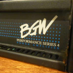 BGW パワーアンプ PERFORMANCE SERIES ４　ジャンク BGW パワーアンプ PERFORMANCE SERIES 4 完動品 【3ヶ月保証