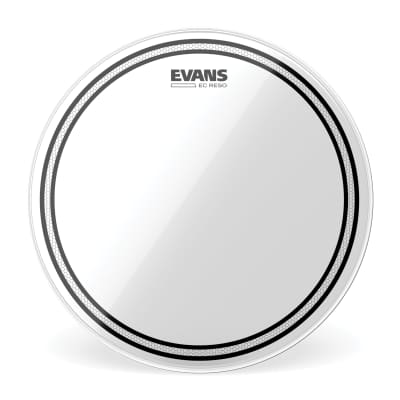 Evans EC Resonant Tom Drum Head, 16 Inch image 1