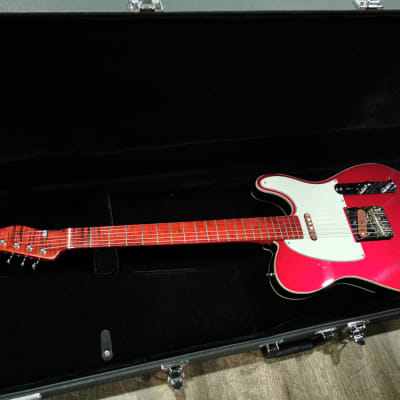 MyDream Partcaster Custom Built -  Iced Candy Apple Red Tele Quarter Pound image 3