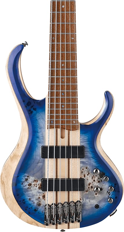 Ibanez BTB846 Bass Workshop 6-String Bass Guitar, Cerulean Blue Burst Low Gloss image 1