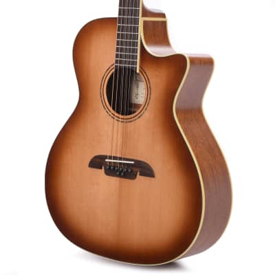 Alvarez AG60-8CESHB Artist Series Acoustic Guitar 8-String Shadowburst Gloss image 2