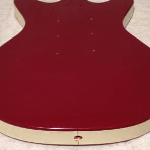 Danelectro DC-3 BODY PROJECT ONLY 1999 Commie Red image 12
