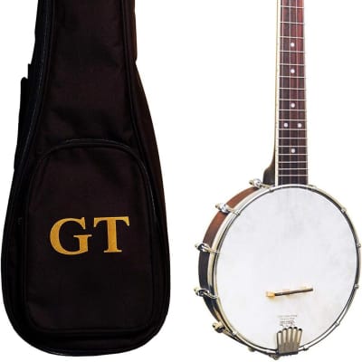 Gold Tone Open Back Banjo Uke with Built in Pickup & Gig Bag - BU