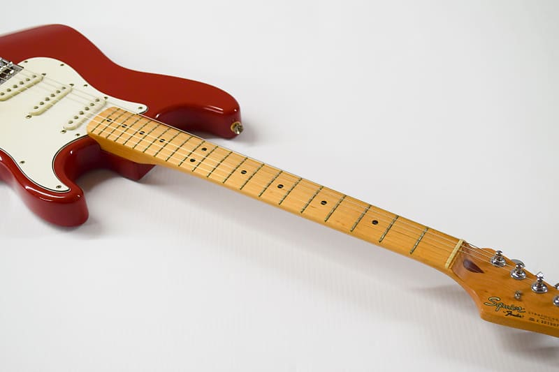 Squier E-Series Stratocaster Made in USA 1989 - Red | Reverb