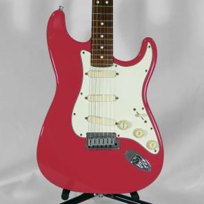 1988 Fender Stratocaster Plus - RARE Razzberry Red Finish! Raspberry Strat 88 Razz Berry image 1