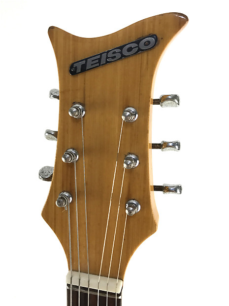 Teisco R2, Mosrite Style Guitar, White, 1968 Vintage, Japan