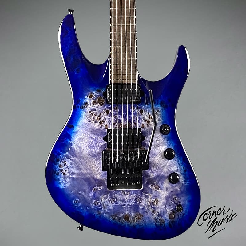 Jackson Pro Series Signature Chris Broderick Soloist HT6P 2022 Transparent Blue image 1