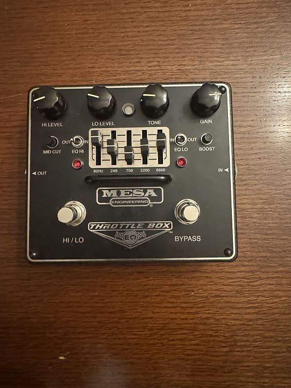 ギター MESA BOOGIE THROTTLE BOX EQ Mesa/Boogie Throttle Box EQ 5-band Graphic EQ Pedal | Sweetwater