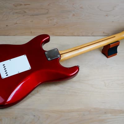 Fender ST-557 Contemporary Series Stratocaster SSS MIJ w/ System One Tremolo 1984 Candy Apple Red w/ Hard Case image 9
