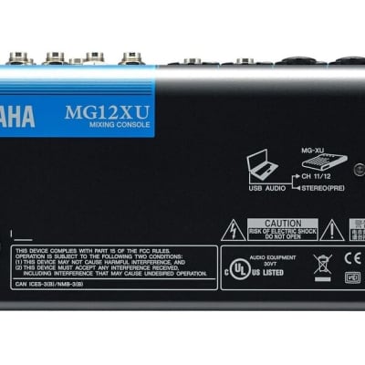 Yamaha MG12XU 12-Channel Mixer w/ Effects image 3