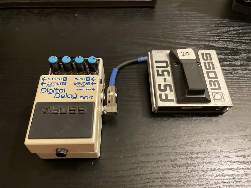 Boss DD-7 w/ FS-5U Tempo Switch