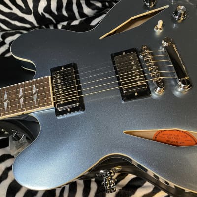NEW ! Epiphone Dave Grohl DG-335 Semi-hollowbody Electric Guitar - Pelham Blue - In-Stock! - Authorized Dealer image 8