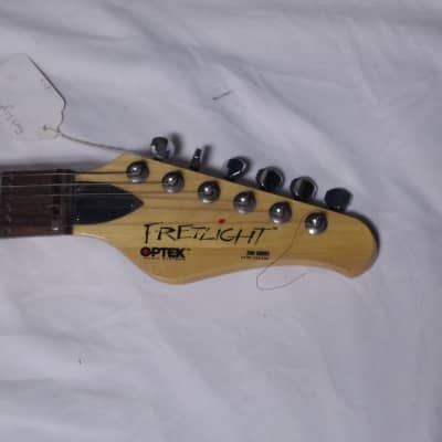 Optek Fretlight 200 series electric Guitar used - AS IS - for parts image 3