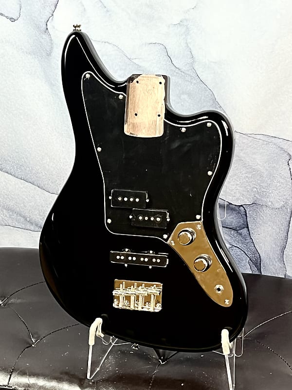 Squier Classic Vibe Loaded Jaguar Bass Body Black Finish Reverb