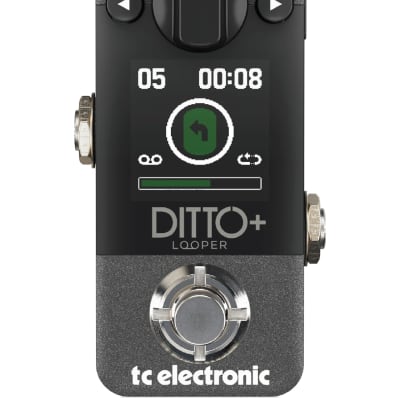 Tc Electronic Ditto+ Plus Looper Effetto Looper Next Gen A Pedale Per Chitarra Con Display E Usb for sale
