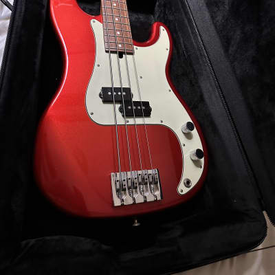 Mike Lull P4 P-Bass from NAMM 2001 - Candy Apple Red image 7