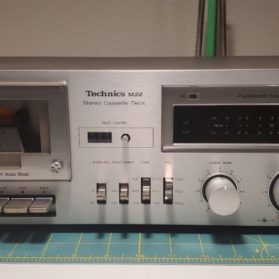 Vintage Stereo Cassette Deck Technics M 22 image 1