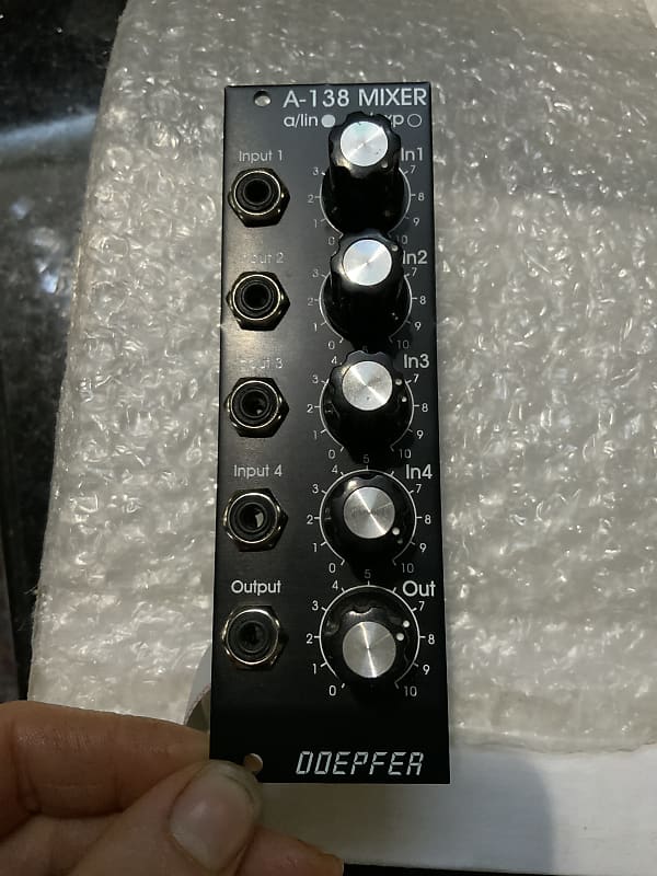 Doepfer A-138aV "LIN" Mixer with Linear Pots Vintage Edition image 1