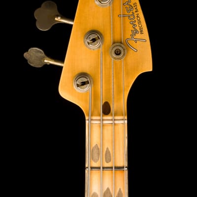 Fender Custom Shop '57 Precision Bass Journeyman Relic Wide-Fade 2 Tone Sunburst image 15
