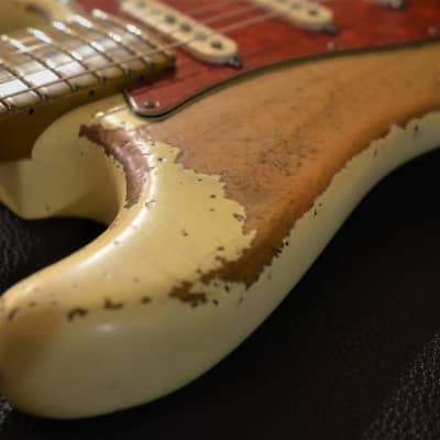 American Fender Stratocaster Relic Vintage White Texas Specials image 9