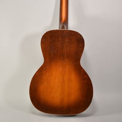 1930s Regal Angelus Model 19 Sunburst Finish Resonator Acoustic Guitar w/SSC image 5