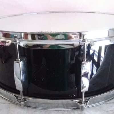UNMARKED BEGINNER Snare Drum 14" x 5.5" Piano Black Wrap image 6