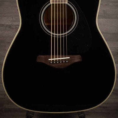 Yamaha FGC-TA TransAcoustic Electro Acoustic Cutaway, Black image 3