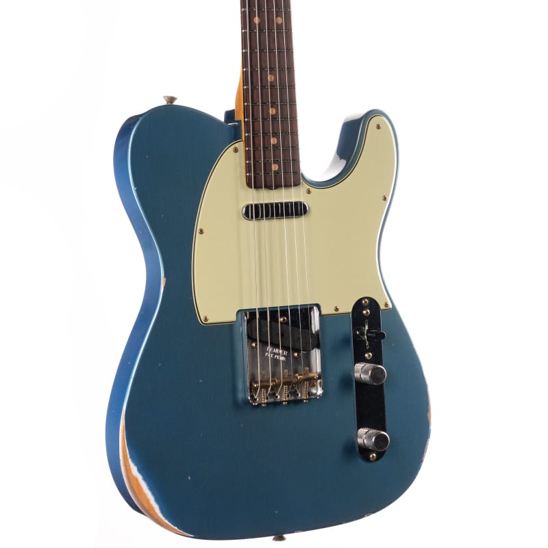 Photos - Guitar Fender Custom Shop 1963 Telecaster Relic Aged Lake Placid Blue 