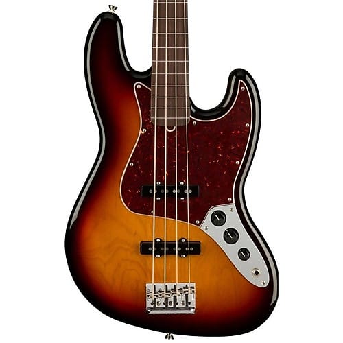 Fender American Professional II Jazz Bass Fretless Bass Guitar (3-Color Sunburst, Rosewood Fretboard(New) image 1