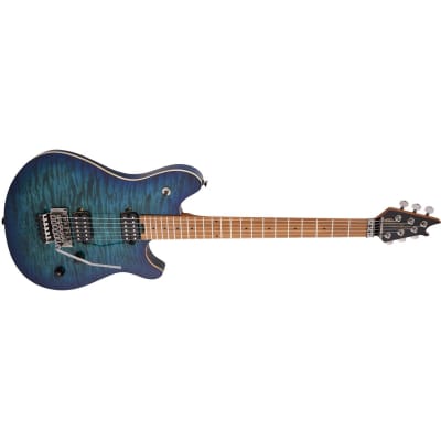 EVH Wolfgang Standard Quilt Maple Electric Guitar, Baked Maple Fingerboard, Chlorine Burst image 5