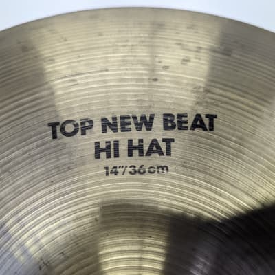 1980s Avedis Zildjian 14" New Beat Hi-Hat Cymbals - Look Really Good - Sound Great! image 3