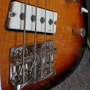 Godin Shifter 4 Bass Guitar Vintage Burst finish, made in Canada image 8