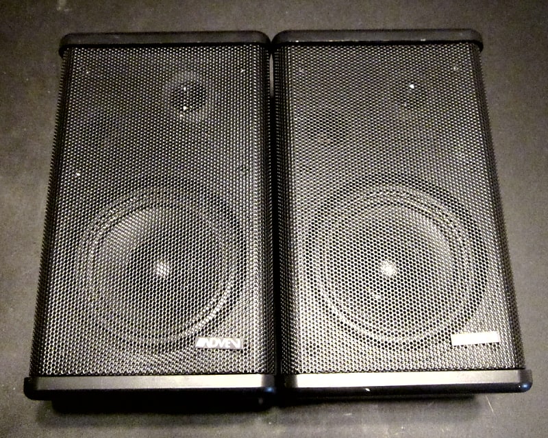 Mini Advent IndoorOutdoor Speakers 1990 Black Reverb