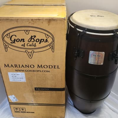 Gon Bops Mariano Quinto 10.75" Conga Drum Mahogany Stain | Limited WorldShip | NEW | Authorized Dealer image 5