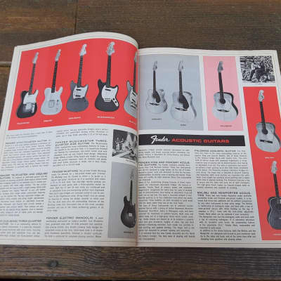 Vintage 1965-1966 Fender Fine Electric Instrument Full-Line Catalog! Rare, Original Case Candy, Paperwork! image 3