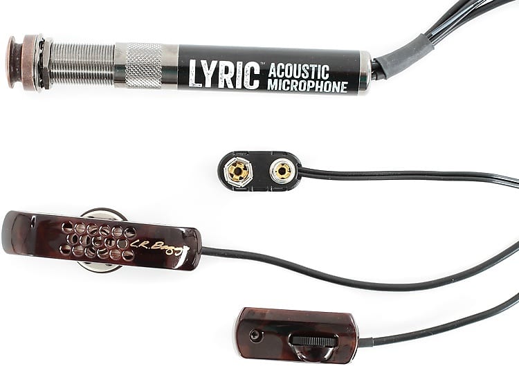 LR Baggs Lyric Acoustic Guitar Microphone System with Preamp Reverb