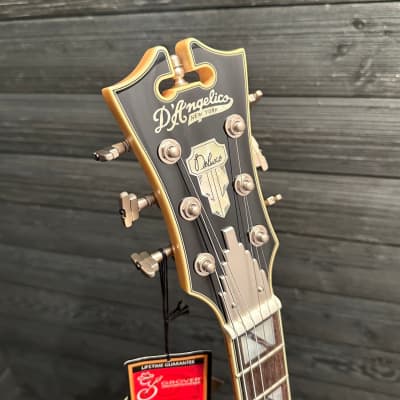 D'Angelico Deluxe Bedford SH Limited-Edition Prototype Semi-Hollow Electric Guitar Sapphire image 9