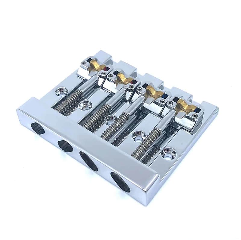 Hipshot 5k400 Kickass™ 4 String Bass Bridge Chrome Chrome Reverb 2928