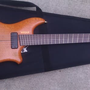Novax Expression 1998 Natural - fanned frets, Bartolinis, boutique luthier, custom image 1