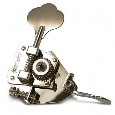 Hipshot BT2 Bass Xtender Bass Side Clover Key Nickel | Reverb