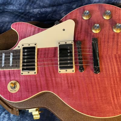 NEW!! 2023 Gibson Les Paul Standard '60s - Translucent Fuchsia - Killer Flame Top - Only 8.9lbs - Authorized Dealer - G02273 - Blem SAVE! image 10