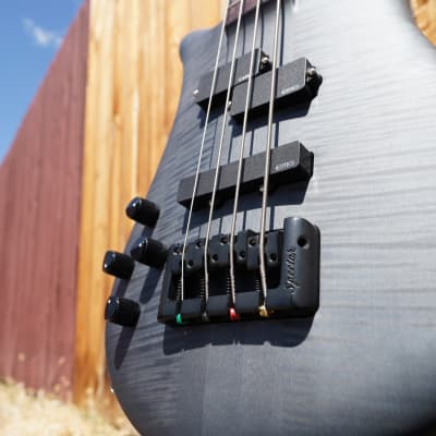 Spector Euro-4LX  Black Stain Matte Left Handed 4-String Electric Bass Guitar w/ Gig Bag (2022) image 7