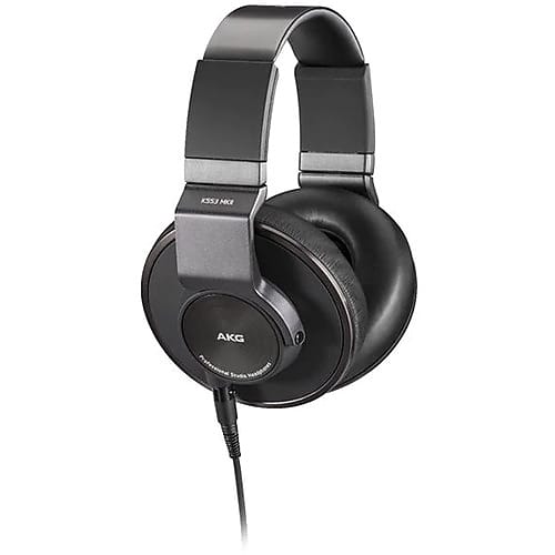 AKG K553 MKII Closed-Back Studio Headphones Black  			