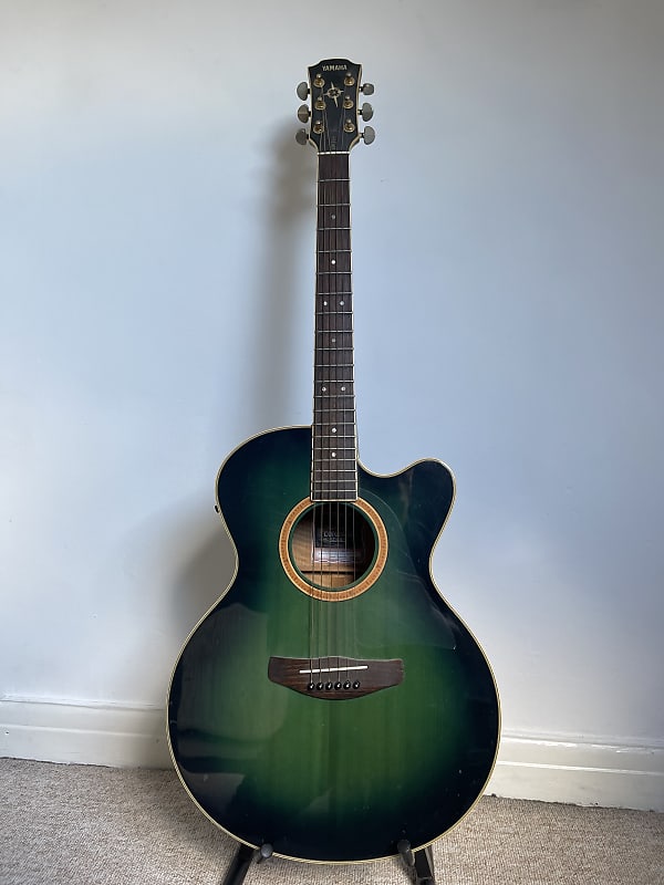 Yamaha CPX-8 SY electro acoustic guitar (w/ hard case) 2000-2002 Lagoon  Green