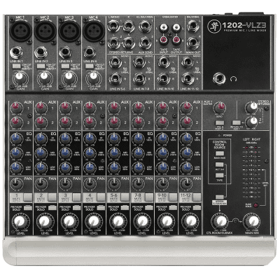 MACKIE 1202-VLZ 12チャンネルミキサー Mackie 1202-VLZ4 12-Channel Mixer | FrontEndAudio.com