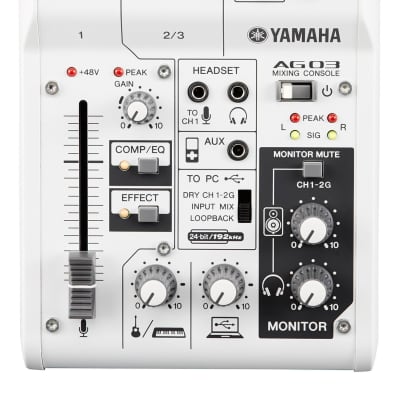 YAMAHA AG06 Multipurpose 6-channel mixer with USB audio interface