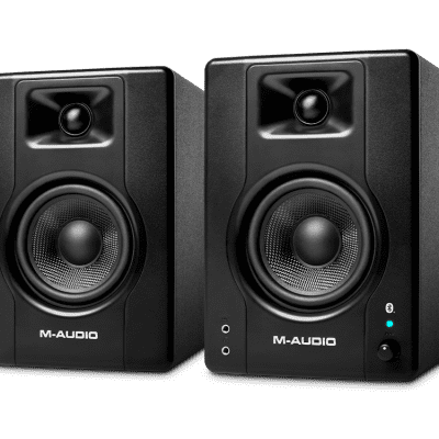 M-Audio BX3 Bluetooth Pair of 3.5 inch Black 120W Speakers BX3PAIRBT image 1